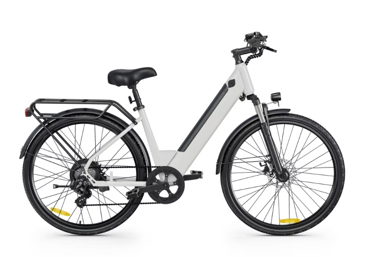 DYV E bike Fhweel C7 lite 26″ 36V 14Ah City Bicycle Aluminum Alloy Frame with Step-Thru Hidden Lithium Battery Cheap Electric Road Bike